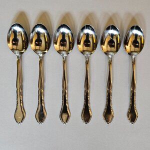 Brand New 6 Stainless Steel Spoons Japan Vintage Set of 6 Spoons